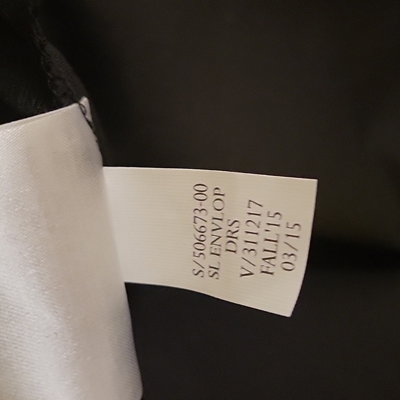 NWT BANANA REPUBLIC SLOAN SL Envelope Midi Dress, 10, Black, NWT - Picture 14 of 15